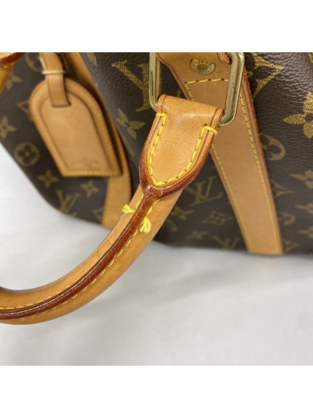 Louis Vuitton Boston Bag Monogram Keepall 50 Brown - Picture 7 of 10